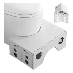 EVERSO - Piso Silla Taburete Baño Plegable Multiuso Hasta 90kg