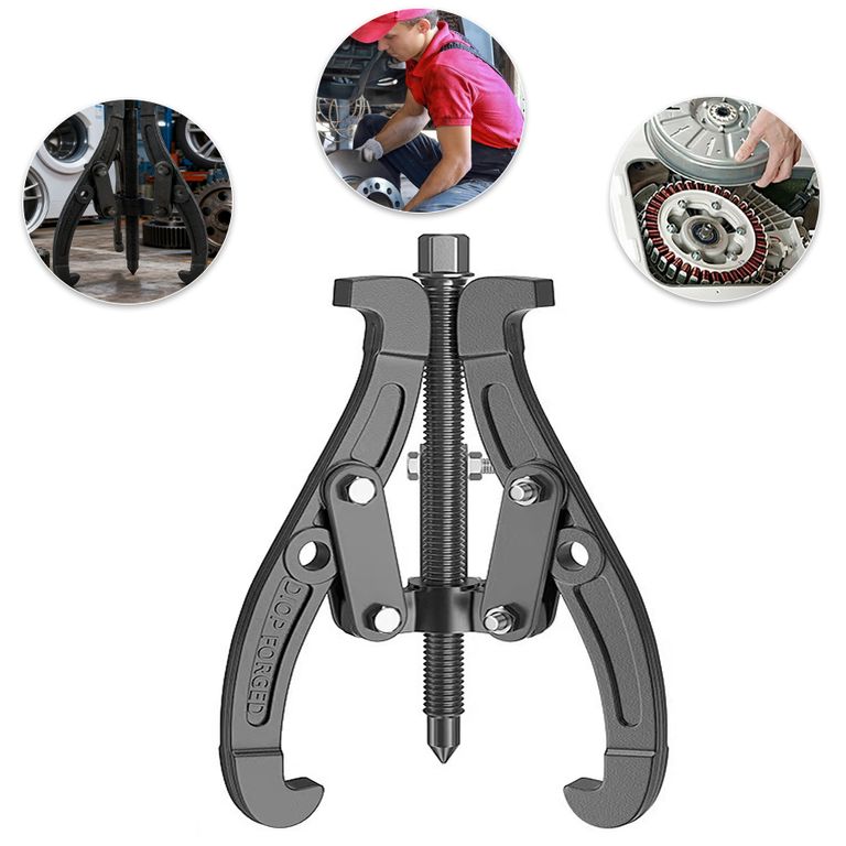 3 Extractor Engranes Poleas Reversible Forja Brazos Mejora