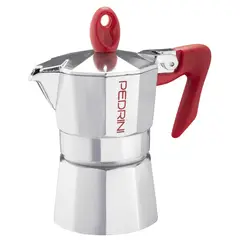 STERN - Cafetera Moka de aluminio pulido 3 tazas