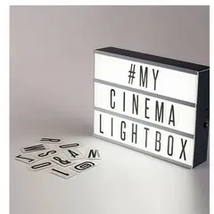 MOVI - Tablero de Luz LED Cinematic Box Personaliza tus Fotos y Espacios