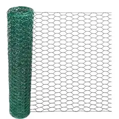 GENERICO - Malla Hexagonal Gallinero Revestida PVC 1 1,0x50Mt