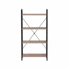 RELAN - Librero Biblioteca Book1N Estilo Industrial Símil Madera 5 estantes