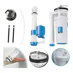 KUANGYE - Kit De Valvula Completo Para Estanque Con Botón Wc Fitting