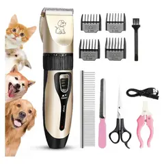 IRM - Cortapelo Perros Mascotas Rasuradora Profesional Recargable Bajo Ruido Accesorios FIGOIMPORT