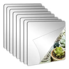 KINDA NICE - Pack 20 Espejos Adhesivos Decorativos Cuadrados 20x20cm