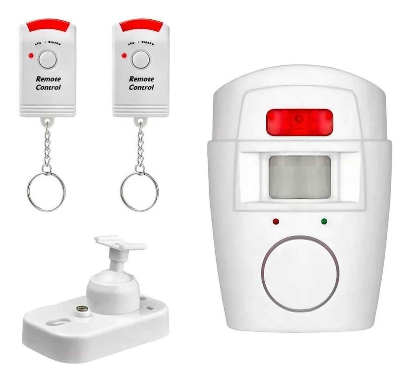 Alarma Sirena Con Sensor 2 Controles
