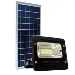 VKB - Foco proyector reflector led 40w exterior con panel solar