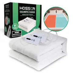 HOSSER - Calienta Camas Electrico King Dual 180x200cm Doble Control