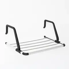 MOVI - Tendedero Plegable Acero Inoxidable para Balcón Ventana y Radiador Ajustable