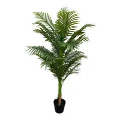 MOBII - Planta Artificial Palmera Areca Frondosa 130 cm