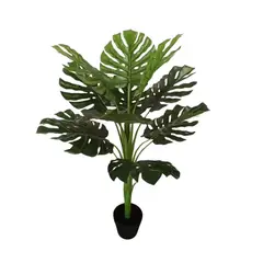 MOBII - Planta Artificial Monstera Hoja Grande 140 cm