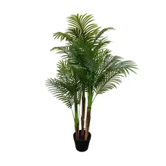 MOBII - Planta Artificial Palmera Areca Frondosa 135 cm