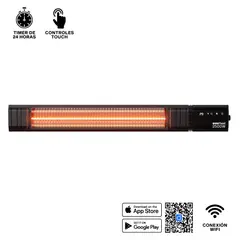 EVERHEAT - Calefactor de Pared Patio WiFi 2500W con Cadena Kiosclub