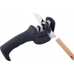 GENERICO - Afilador De Cuchillo Tijera Cocina 3 Etapas Acero Y Cerámica