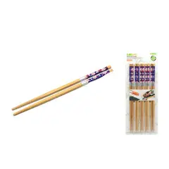 GENERICO - Set de 5 Pares Palillos Chinos De 24 cm