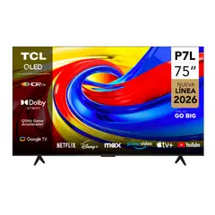 TCL - Smart TV 75" QLED UHD 4K P7L