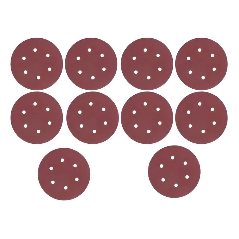 10x Discos De Lijas Orbital De 9 Pulgadas 225mm Grano 120