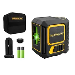 BROOKLYN - Nivel Laser Verde Autonivelante Cruz Base Magnética