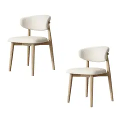 LUBABYCAS - Pack 2 Sillas de Comedor Color Madera Family By