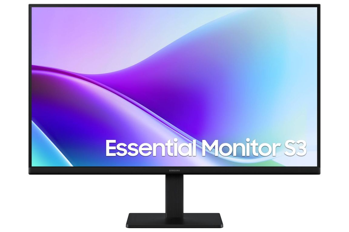 SAMSUNG Monitor Plano Essential S3 S32GD 27 FHD, 120Hz, Panel IPS, 5ms, Eye Saver, Negro