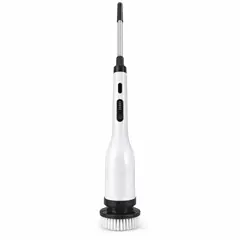 TASBEL - Cepillo Limpieza Electrico 9en1 25W Recargable Mango Extensible Bano Cocina Auto Hogar Multifuncion