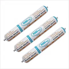 GENERICO - Sellador de Silicona Estructural Gris ROBO MAX 600ML-1PCS