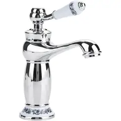 PUREPOWER - Grifo de Cerámica de Latón Antiguo Agua FríaCaliente para Baño Lavabo