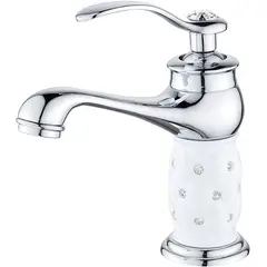 PUREPOWER - Grifo para Baño Lavabo ,Grifo de Cerámica de Latón Antiguo Agua FríaCaliente para Baño y Lavabo