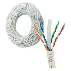 GENERICO - Rollo 100 Mts Cable De Red Utp Cat6 100% Cobre Interior
