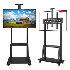 EVERSO - Soporte De Tv Móvil Con Ruedas Altura Ajustable 32 A 70 Base