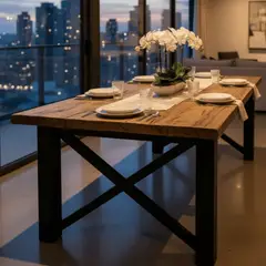 NSCOMPANY - Mesa De Comedor Aconcagua de roble 120x70
