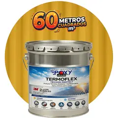 EPOXY - PINTURA TECHOS AISLANTE TERMICO - TERMOFLEX - TINETA 4G - AMARILLO OXIDO