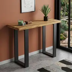 NSCOMPANY - Mesa De Arrimo Sierra Metal y Roble
