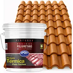 EPOXY - PINTURA TECHOS AISLANTE TERMICO - TINETA 10L - ARENA