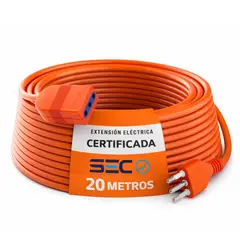 MACROTEL - Extensión Eléctrica de 20 Metros Multipropósitos 2500W SEC