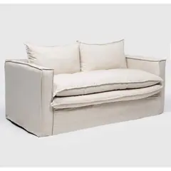 GENERICO - SOFA ORION 3 CUERPOS FUNDA DE LINO 190 CM