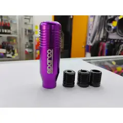 GENERICO - Pomo Perilla de cambio universal metalico 8.5cm Sparco MORADO