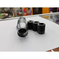 GENERICO - Pomo Perilla de cambio universal metalico 8.5cm Sparco GRIS GRAFITO