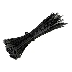 GENERICO - Bridas Amarras Cables Cremallera Abrazadera 30 U 3.6x250mm