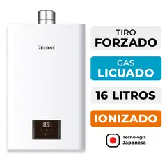 RINNAI - Calefon 16 Litros Tiro forzado Gas licuado