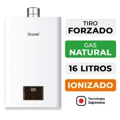 RINNAI - Calefon 16 Litros Tiro forzado Gas natural