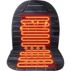 MOVI - Funda Calefactora para Asiento de Auto 12V Calienta Asiento Universal con Control de Temperatura
