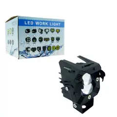 GENERICO - Neblinero LED COB De 40 Watt Duo Color Desde 12 A 36 Volt Para Auto O Moto