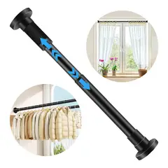GENERICO - Barra Extensible Para Cortina Ropa Acero Inoxidable 90-160cm