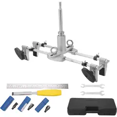 KUANGYE - Kit Herramientas Para Instalar Cerraduras Chapas Y Mortisers