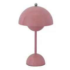 BP ILUMINACION - Lámpara de Mesa Onga Recargable Rosada