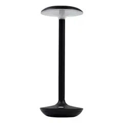 BP ILUMINACION - Lampara de Mesa Recargable Luba Negro