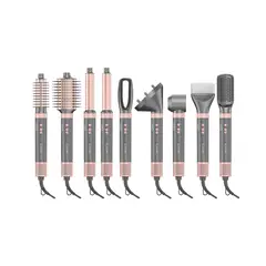 GAMA - Cepillo Secador Multistyler UniQ Styler Flow 9 en 1 Ultra Ion