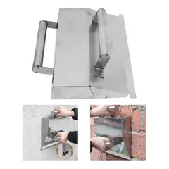 GENERICO - Paleta De Enyesado De Pared De Acero Inoxidable Importada
