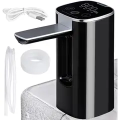 AIZO - Dispensador De Agua Eléctrico Recargable USB Para Bidon - Automatico y Portatil Universal